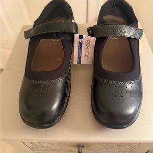 New Drew Black Rose 14375-99 Leather Women's Orthopedic Shoes 9.5